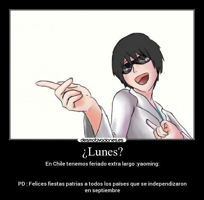 ¿Lunes? -