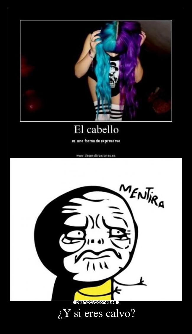 ¿Y si eres calvo? -