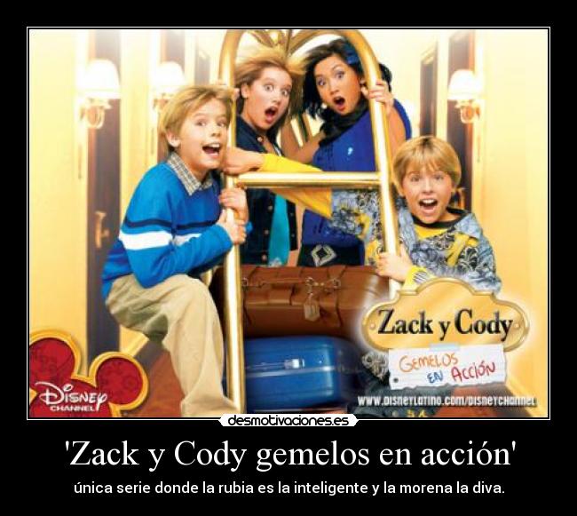 Zack y Cody gemelos en acción -