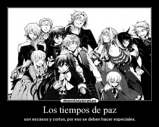 carteles harukaze raptorhunters 1291 pandora hearts orden comentarios desearia que durara para siempre desmotivaciones