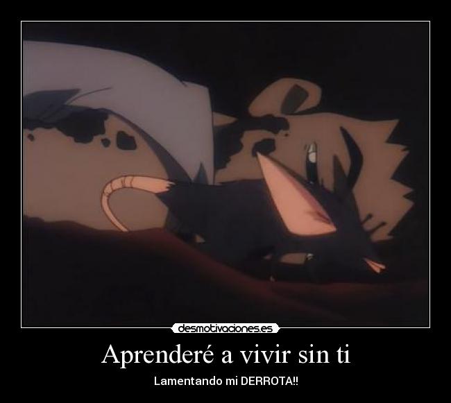 Aprenderé a vivir sin ti -