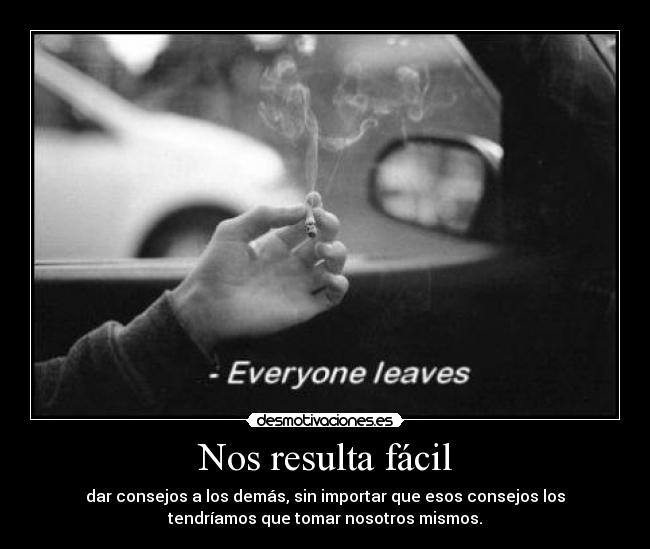 Nos resulta fácil -