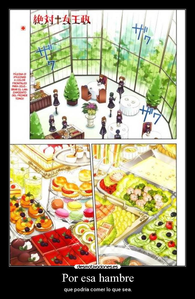 Por esa hambre -