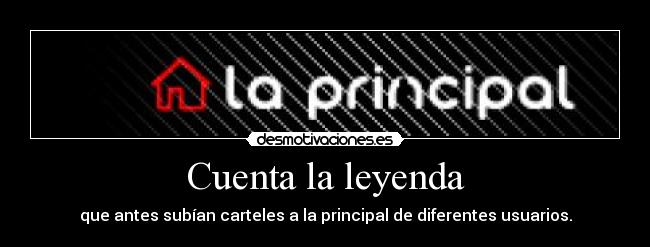 Cuenta la leyenda -