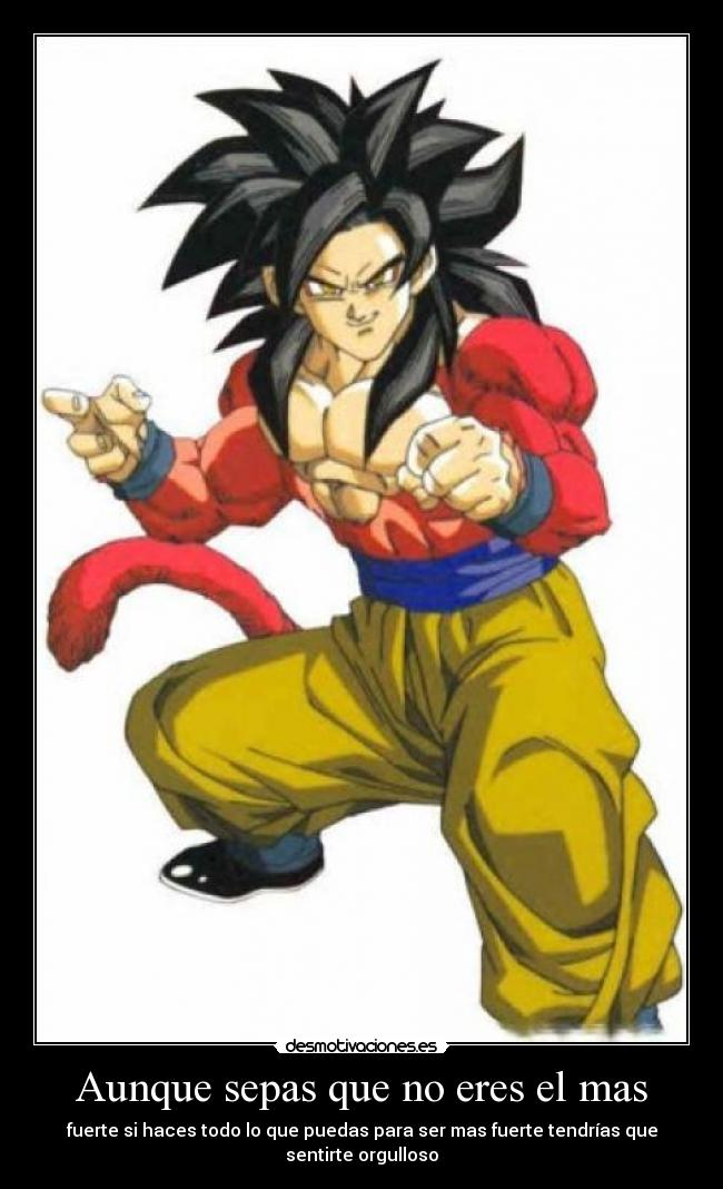 carteles broly harukaze otakuheavy klan otaku anime dragon ball hoshick goku ssj4 orgulloso desmotivaciones