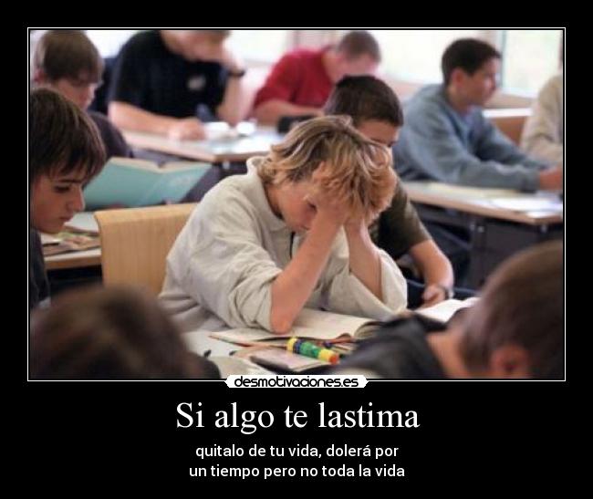 Si algo te lastima - 
