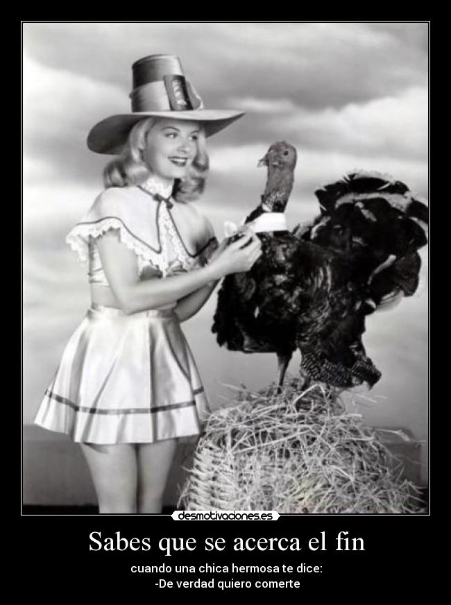 Sabes que se acerca el fin - 