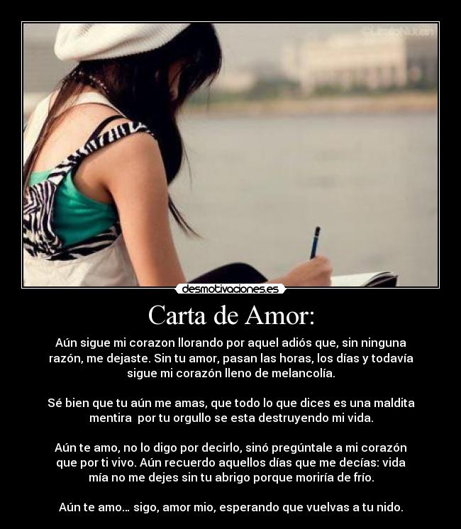 Carta de Amor: -