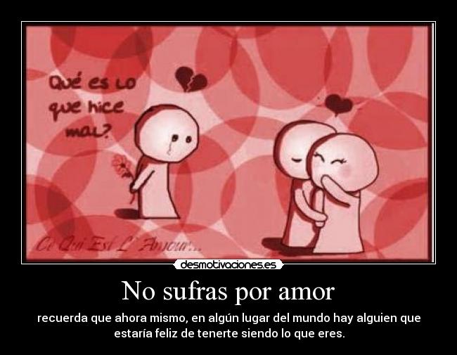 No sufras por amor - 