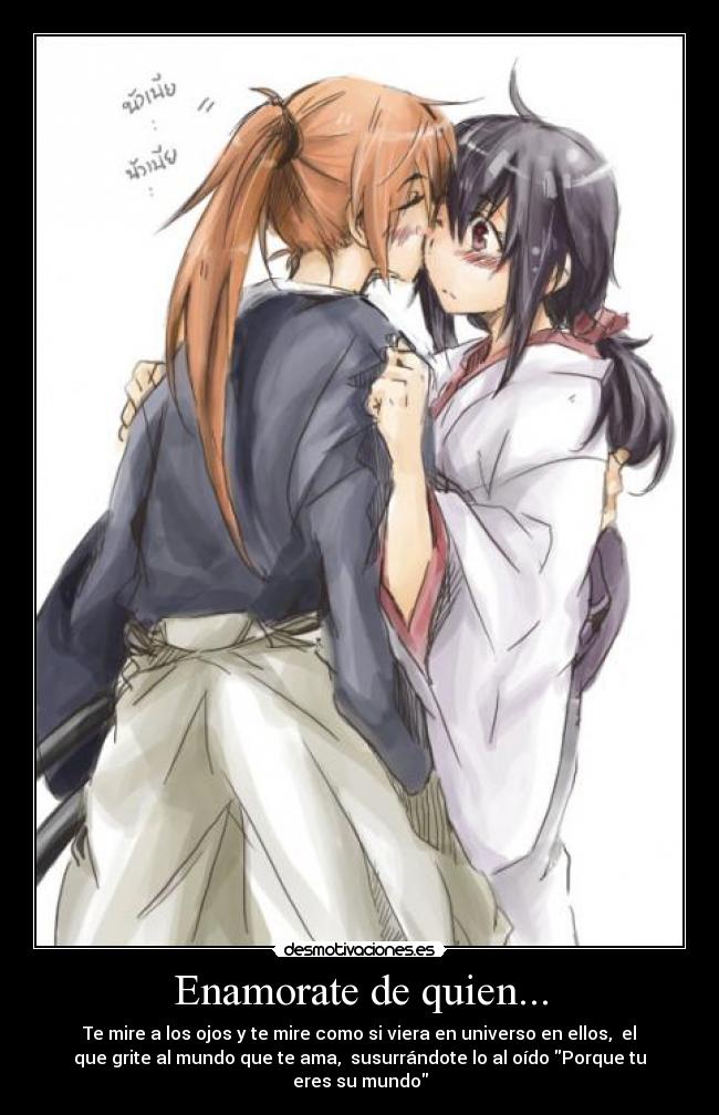 Enamorate de quien... -