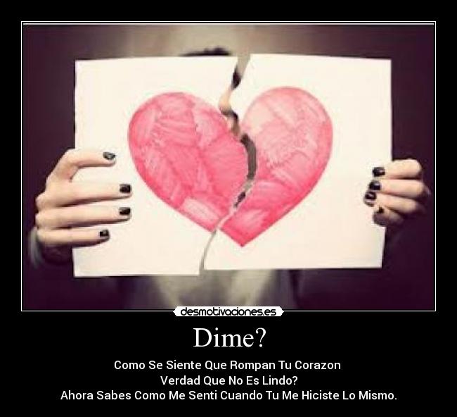 Dime? -