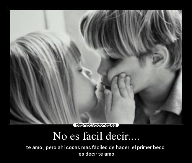 No es facil decir.... - 