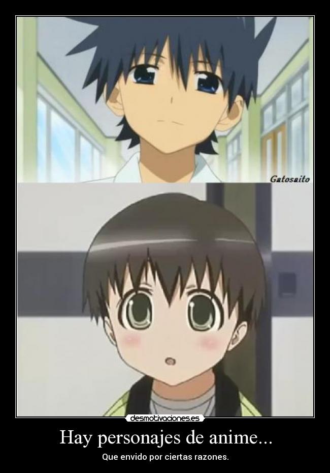 carteles anime kiss sis kanokon kouta keita desmotivaciones