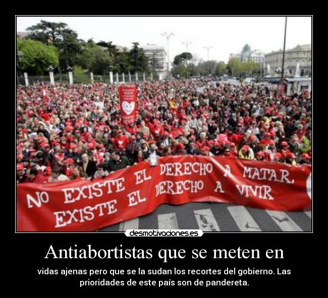 Antiabortistas que se meten en - 