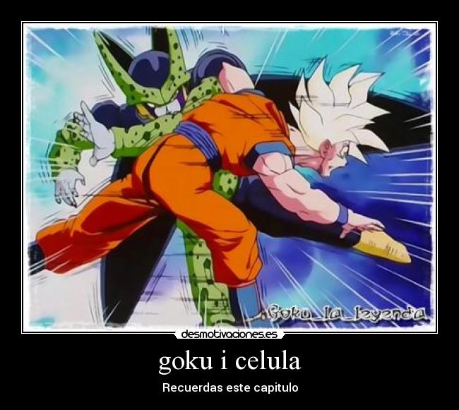 goku i celula -