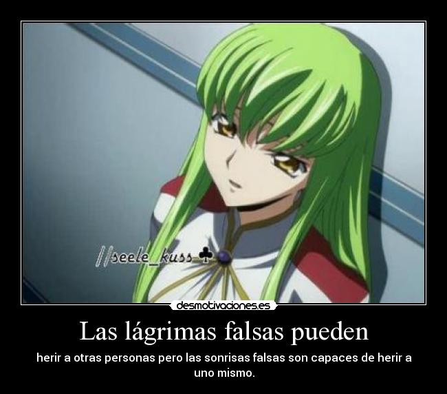 Las lágrimas falsas pueden - 