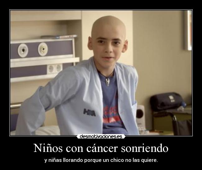 Niños con cáncer sonriendo - 
