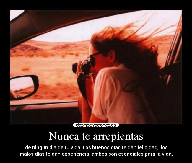 Nunca te arrepientas - 