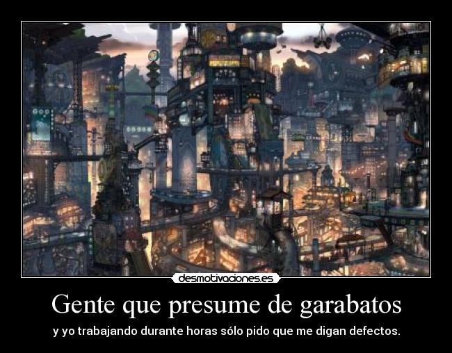 Gente que presume de garabatos -