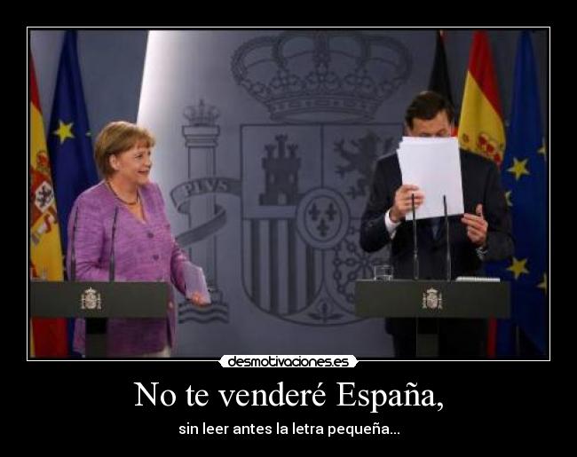 No te venderé España, -