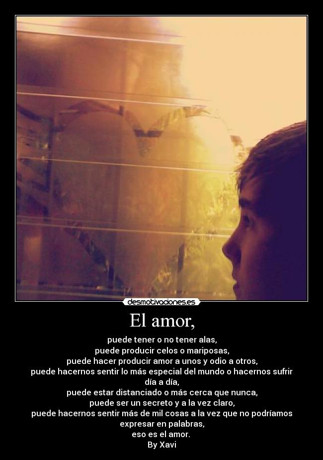 El amor, - 