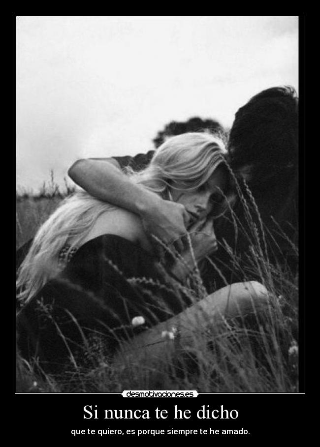 Si nunca te he dicho -