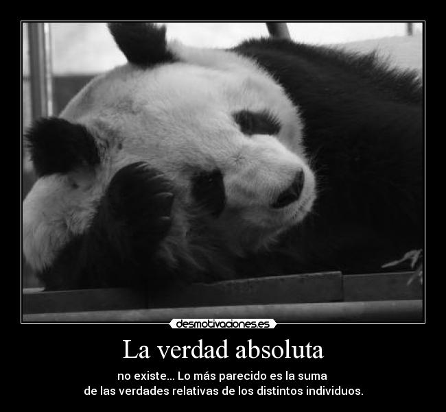La verdad absoluta -