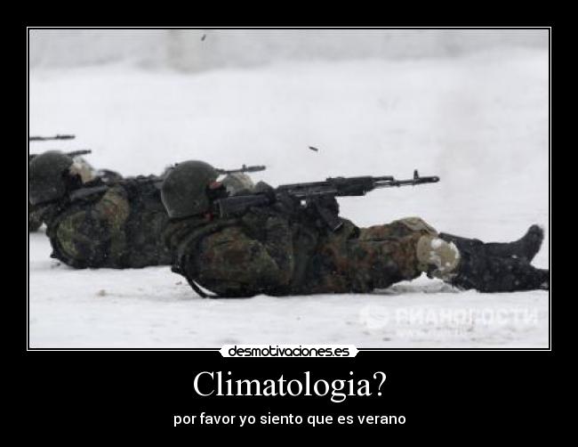 Climatologia? -
