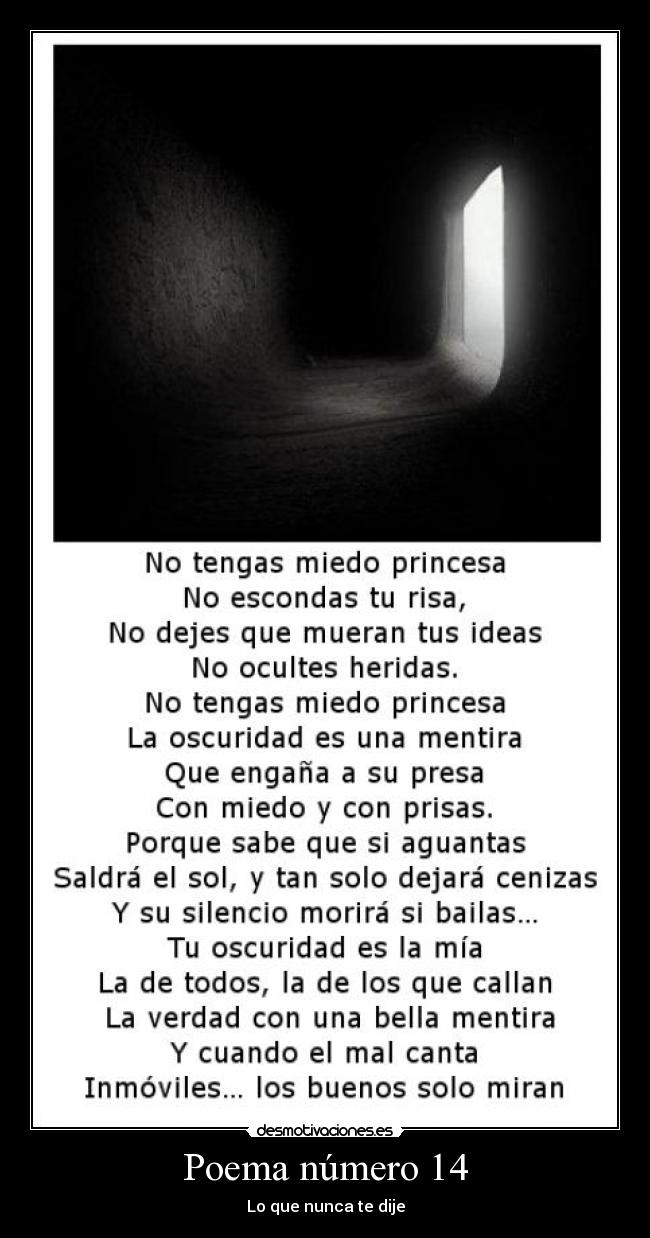 Poema número 14 -