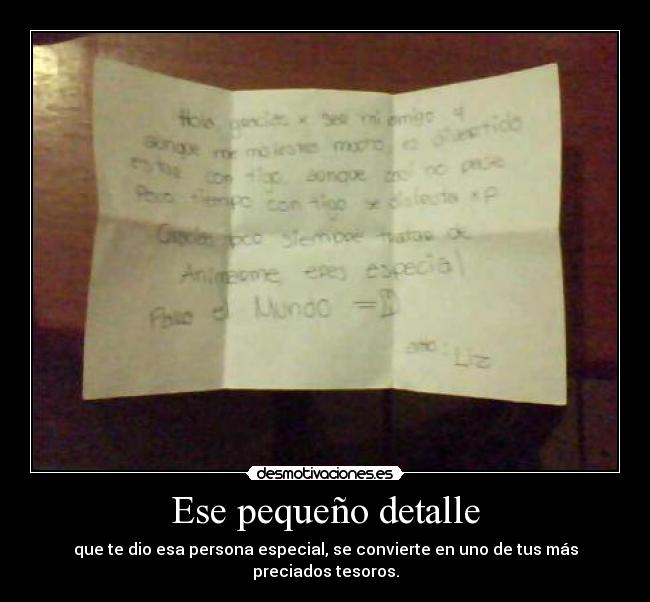 carteles detalle amor tesoro especial desmotivaciones