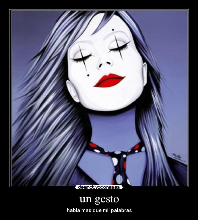 un gesto - 