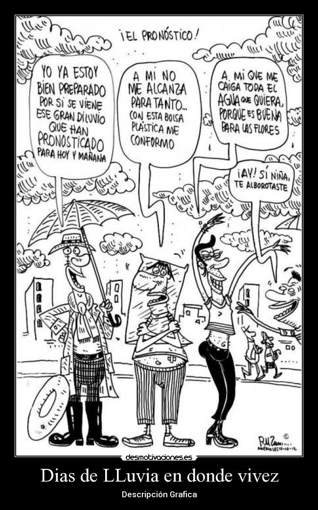carteles lluvia desmotivaciones