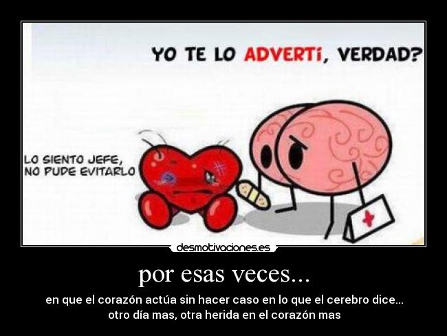 por esas veces... -