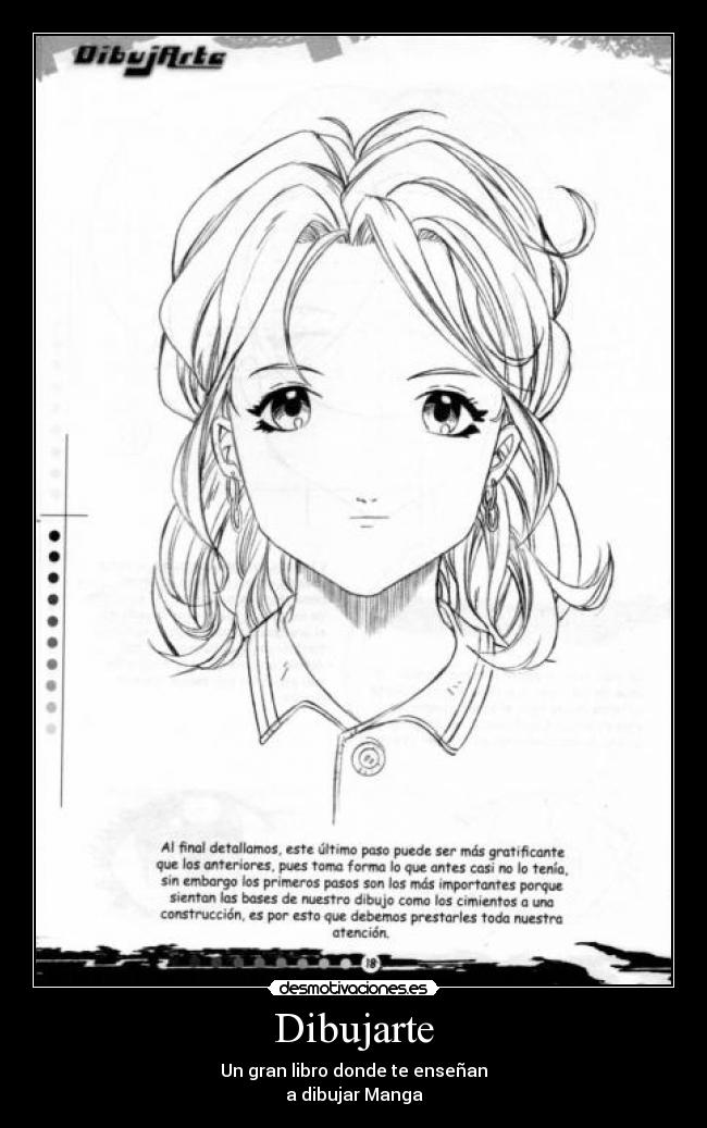 carteles dibujarte libro donde aprendes dibujar manga anime desmotivaciones