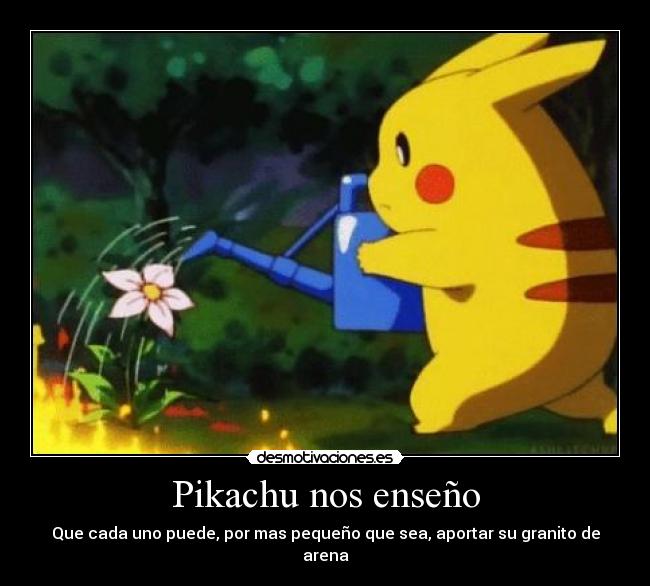 Pikachu nos enseño - 
