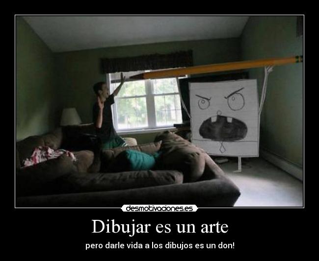 Dibujar es un arte - pero darle vida a los dibujos es un don!