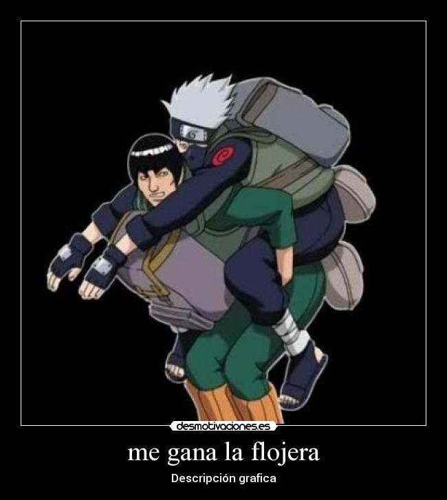 me gana la flojera - Descripción grafica