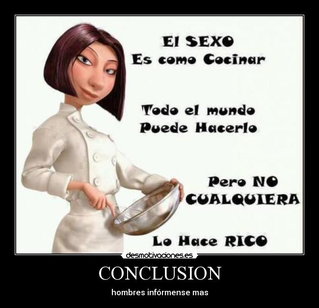 CONCLUSION - hombres infórmense mas