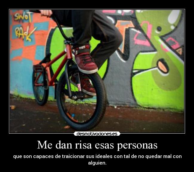 Me dan risa esas personas - 