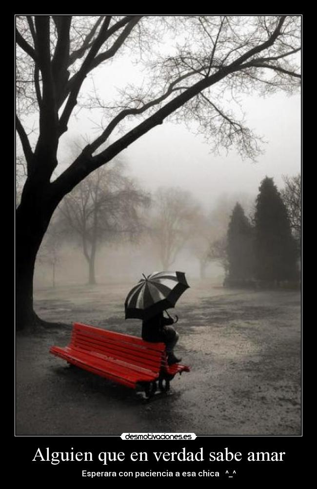 Alguien que en verdad sabe amar -