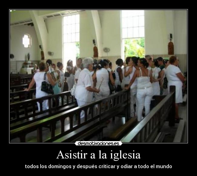 Asistir a la iglesia -