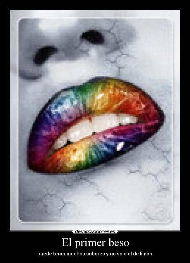 carteles anime manga otaku amor primer beso que sabor tiene desmotivaciones
