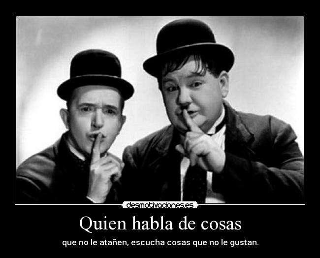 Quien habla de cosas - 