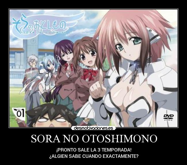 SORA NO OTOSHIMONO - ¡PRONTO SALE LA 3 TEMPORADA!
¿ALGIEN SABE CUANDO EXACTAMENTE?