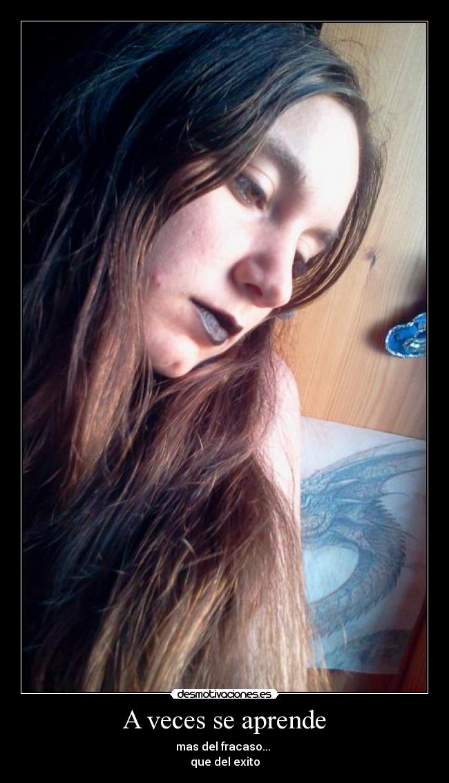 A veces se aprende -