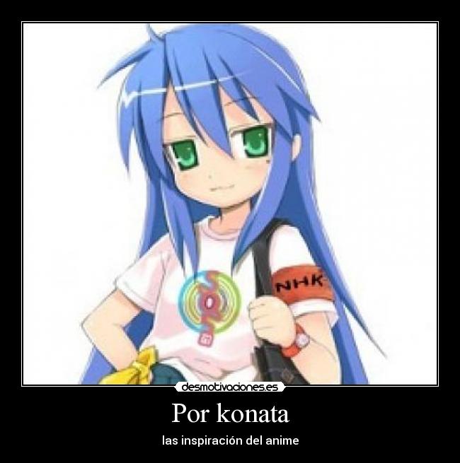 Por konata - las inspiración del anime