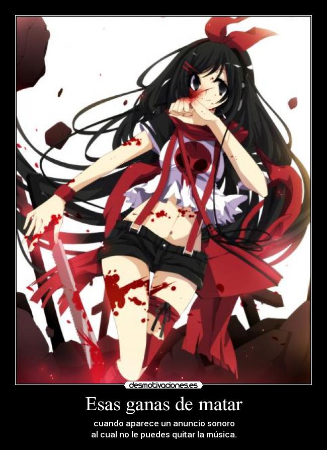 Esas ganas de matar - 