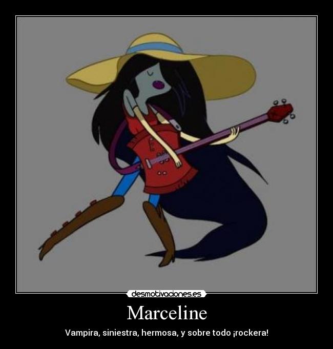 Marceline - Vampira, siniestra, hermosa, y sobre todo ¡rockera!
