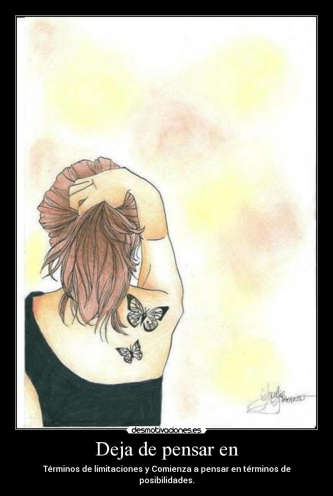 Deja de pensar en - 