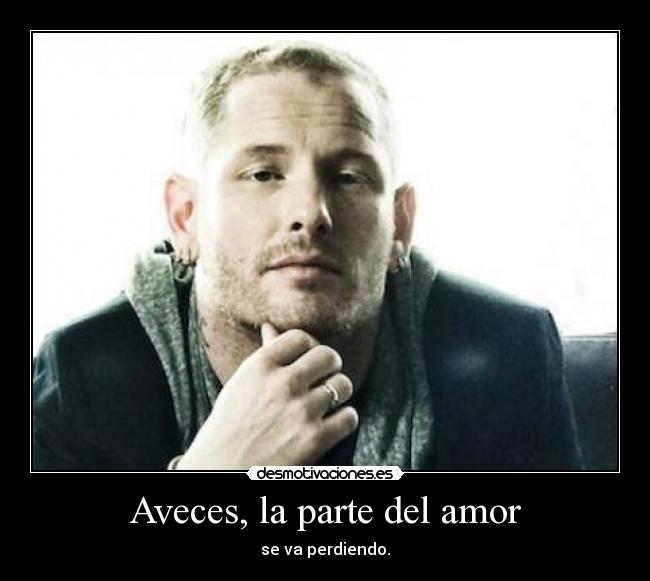Aveces, la parte del amor -